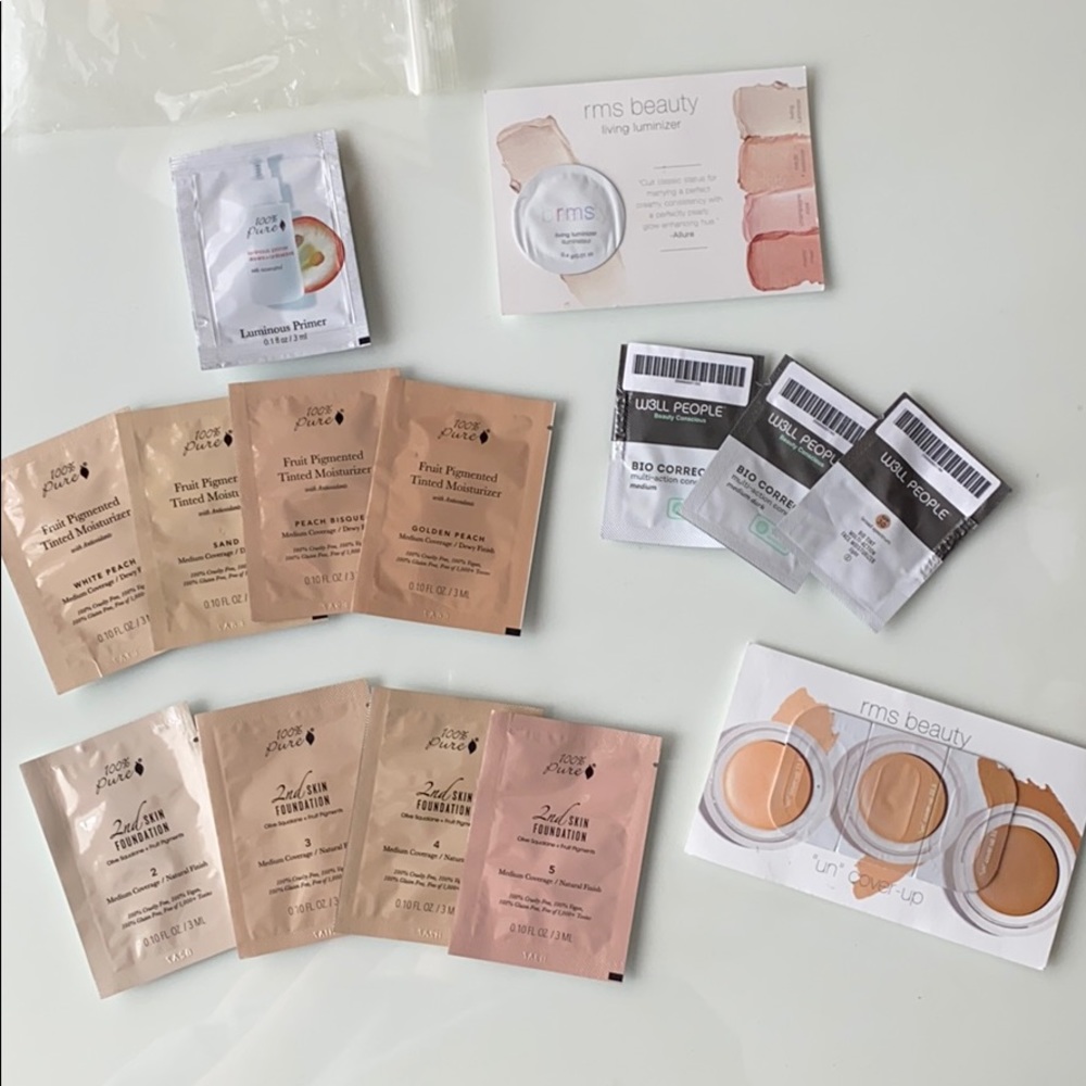 Organic make up samples.